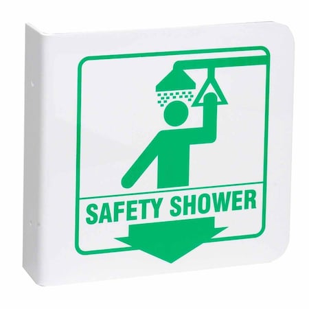 Brady Safety Shower, 8 in x 8 in, Square, Acrylic, L0SS03A L0SS03A